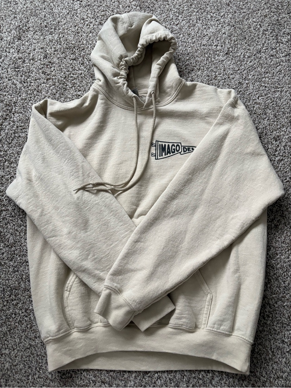 Imago Dei Cream Logo Hoodie